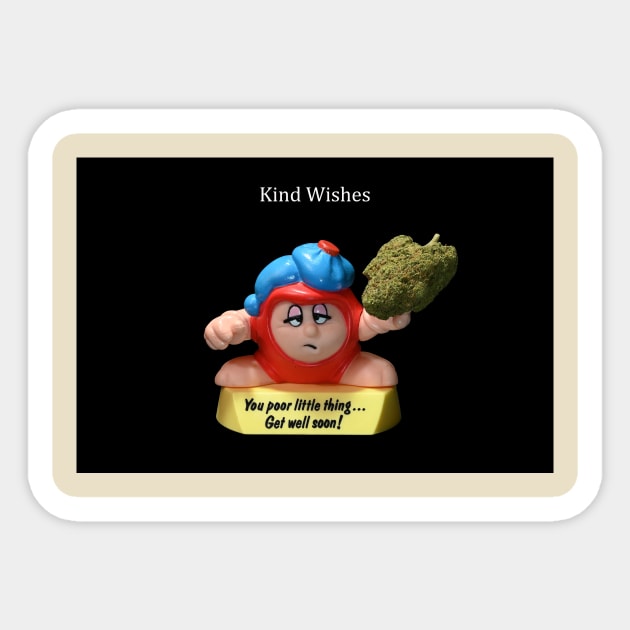 Kind Wishes - Weed Design Sticker by MrGreenGenes420